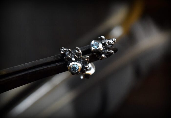 Nedideli topazų auskarai – Paveikslėlis 2