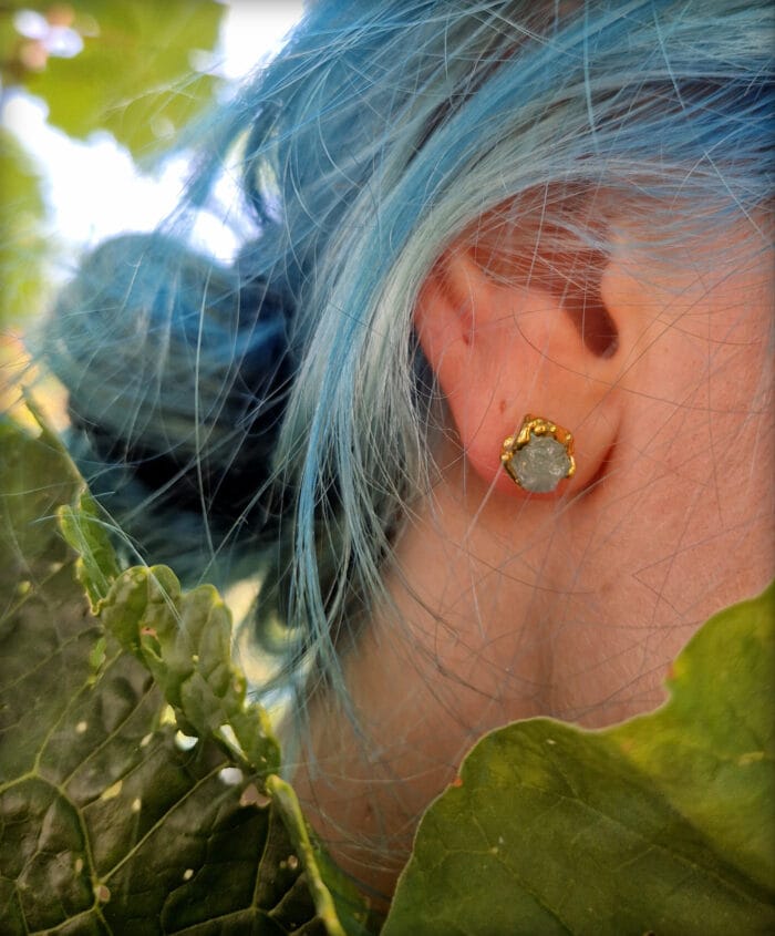 Akvamarinų auskarai – Paveikslėlis 3