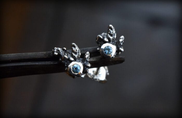 Nedideli topazų auskarai – Paveikslėlis 3