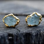 Akvamarinų auskarai